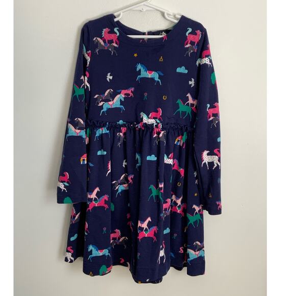 Joules‎ Long Sleeve Horse Dress - Picture 1 of 3
